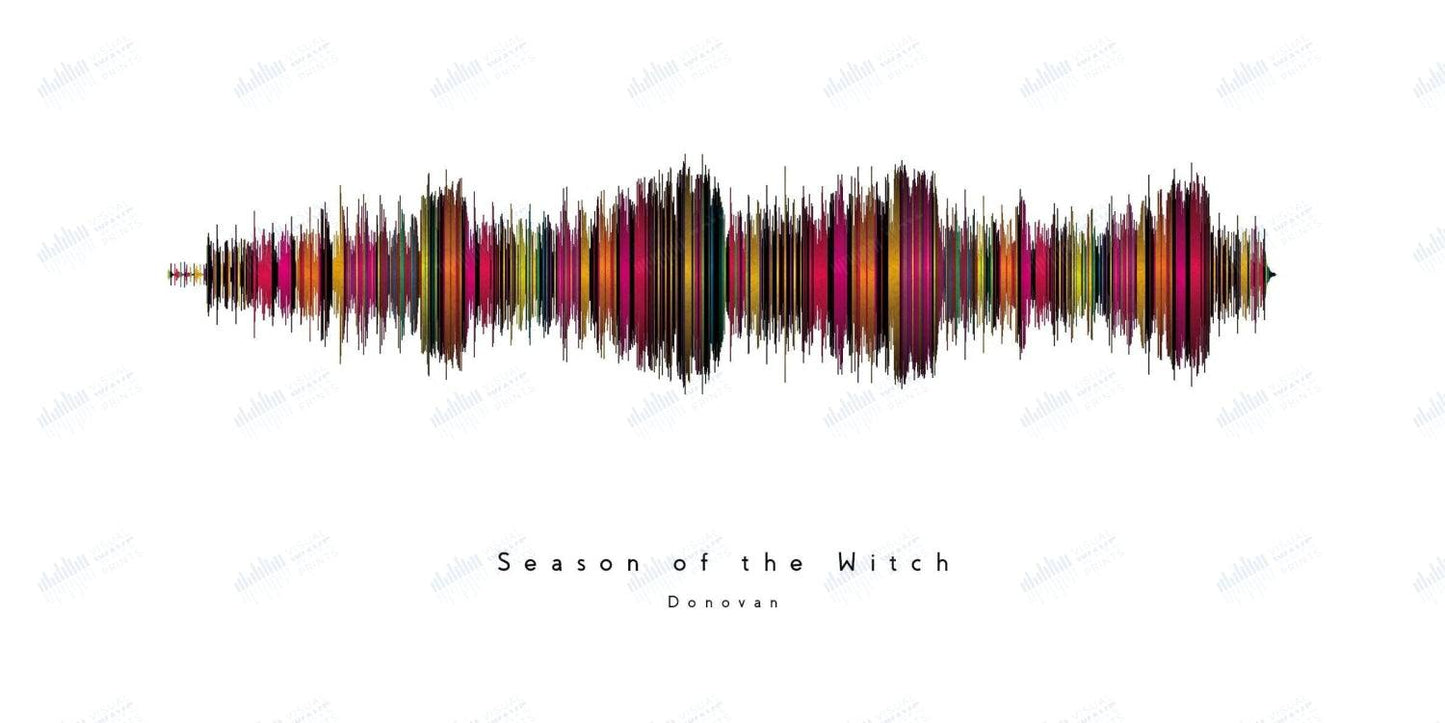Season of the Witch by Donovan - Visual Wave Prints