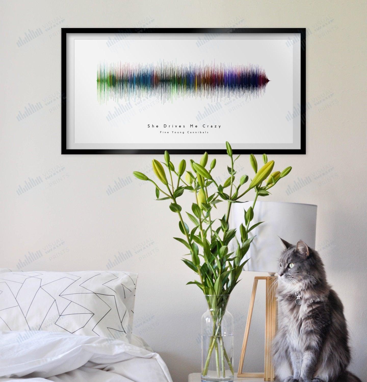 She Drives Me Crazy by Fine Young Cannibals - Visual Wave Prints