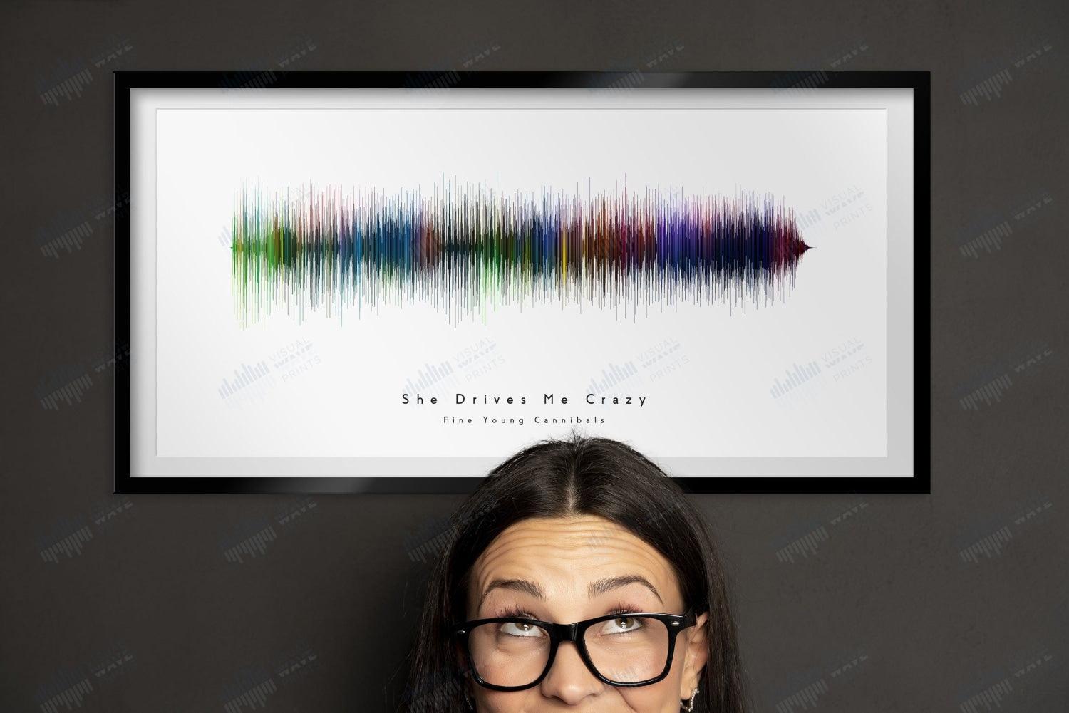 She Drives Me Crazy by Fine Young Cannibals - Visual Wave Prints