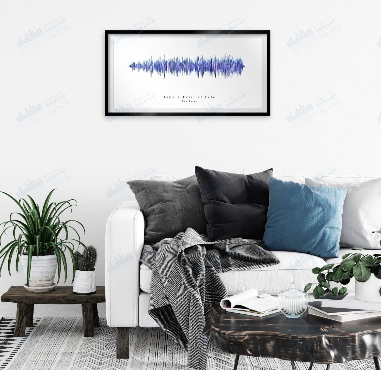Simple Twist of Fate by Bob Dylan - Visual Wave Prints