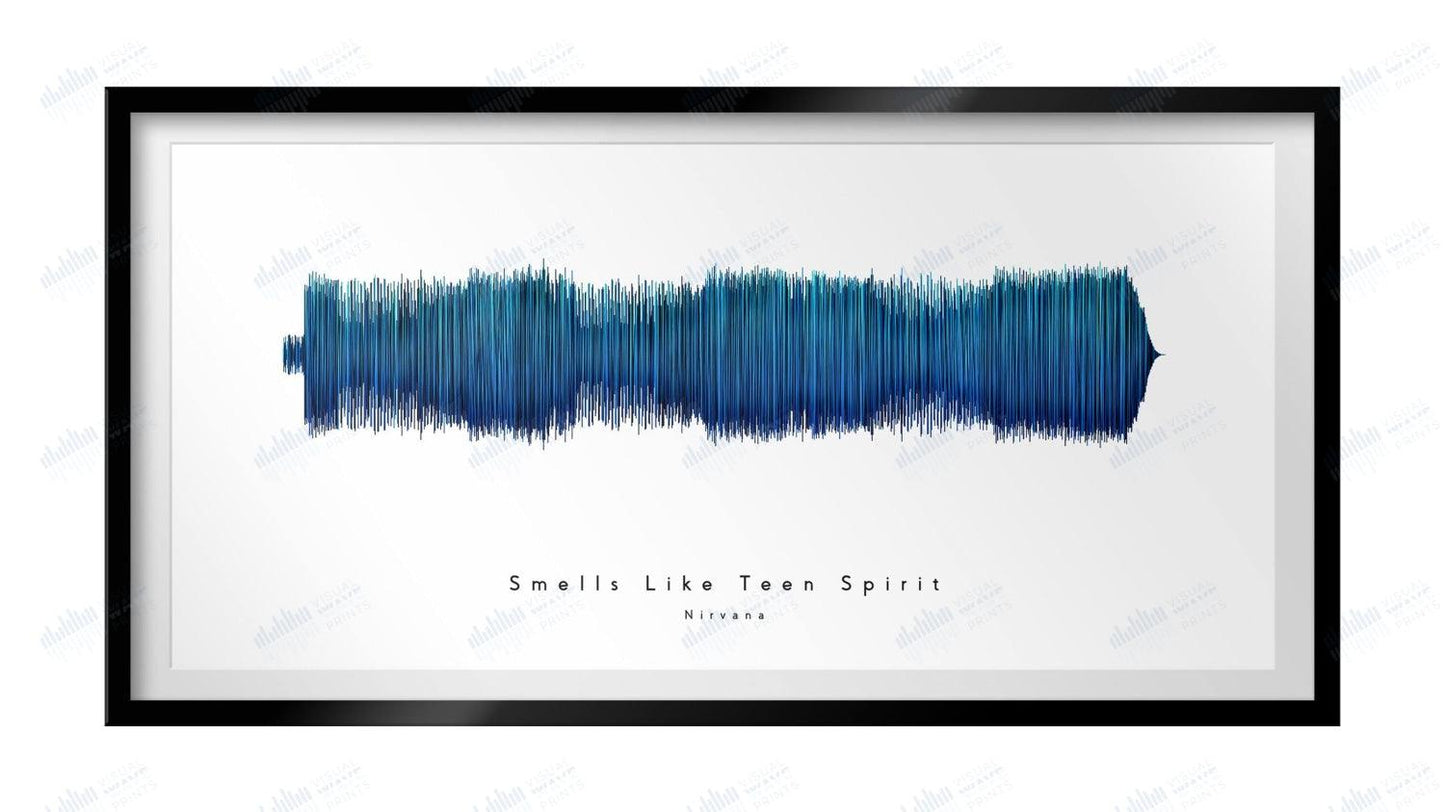 Smells Like Teen Spirit by Nirvana - Visual Wave Prints