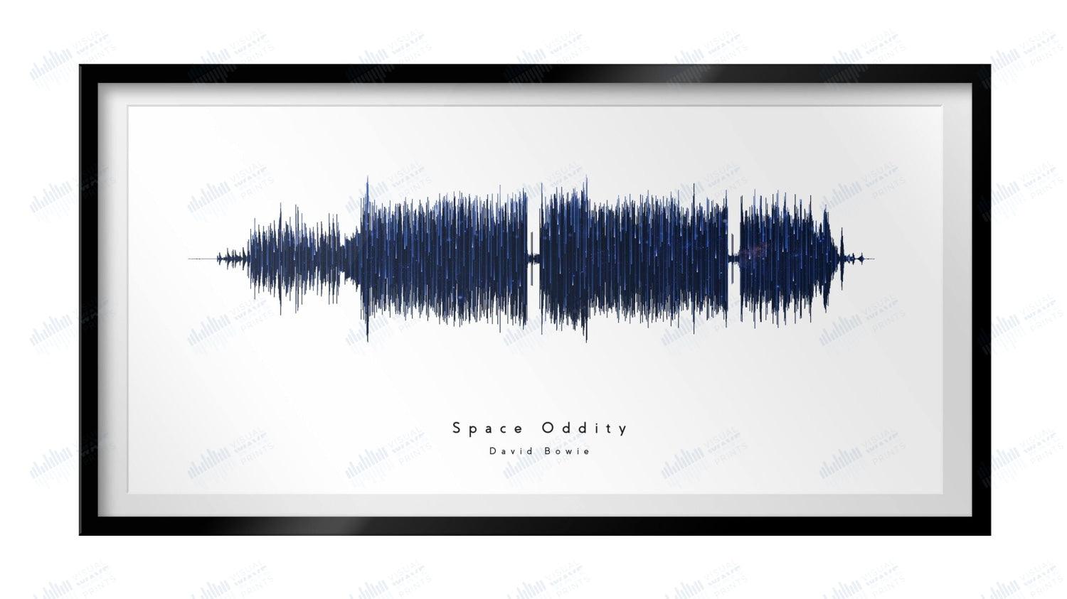 Space Oddity by David Bowie - Visual Wave Prints