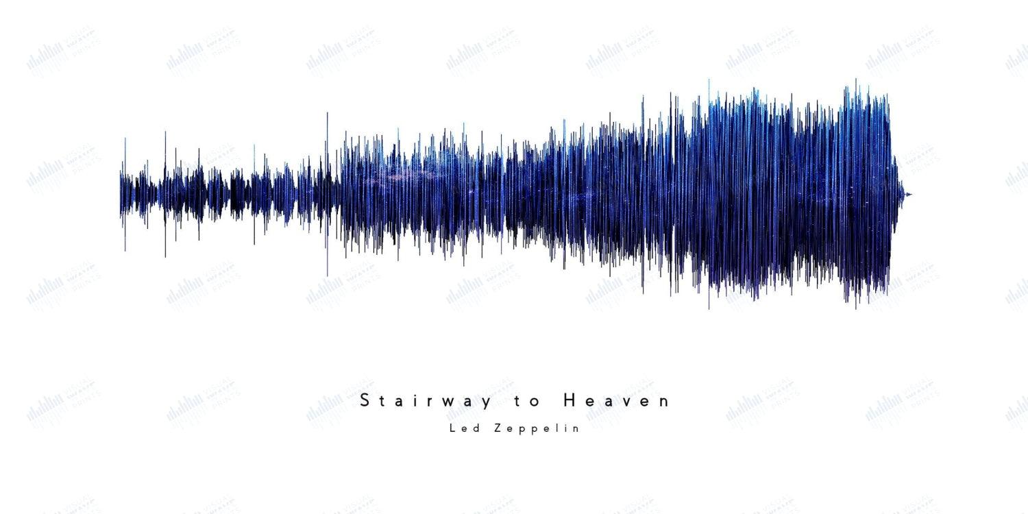 Stairway to Heaven by Led Zeppelin - Visual Wave Prints