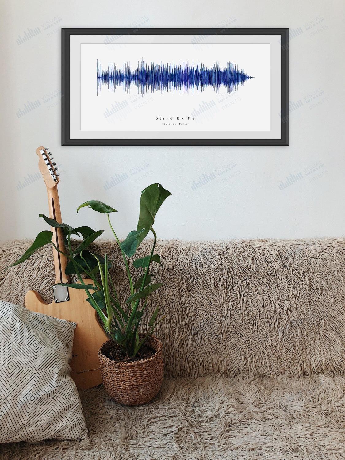 Stand By Me by Ben E. King - Visual Wave Prints