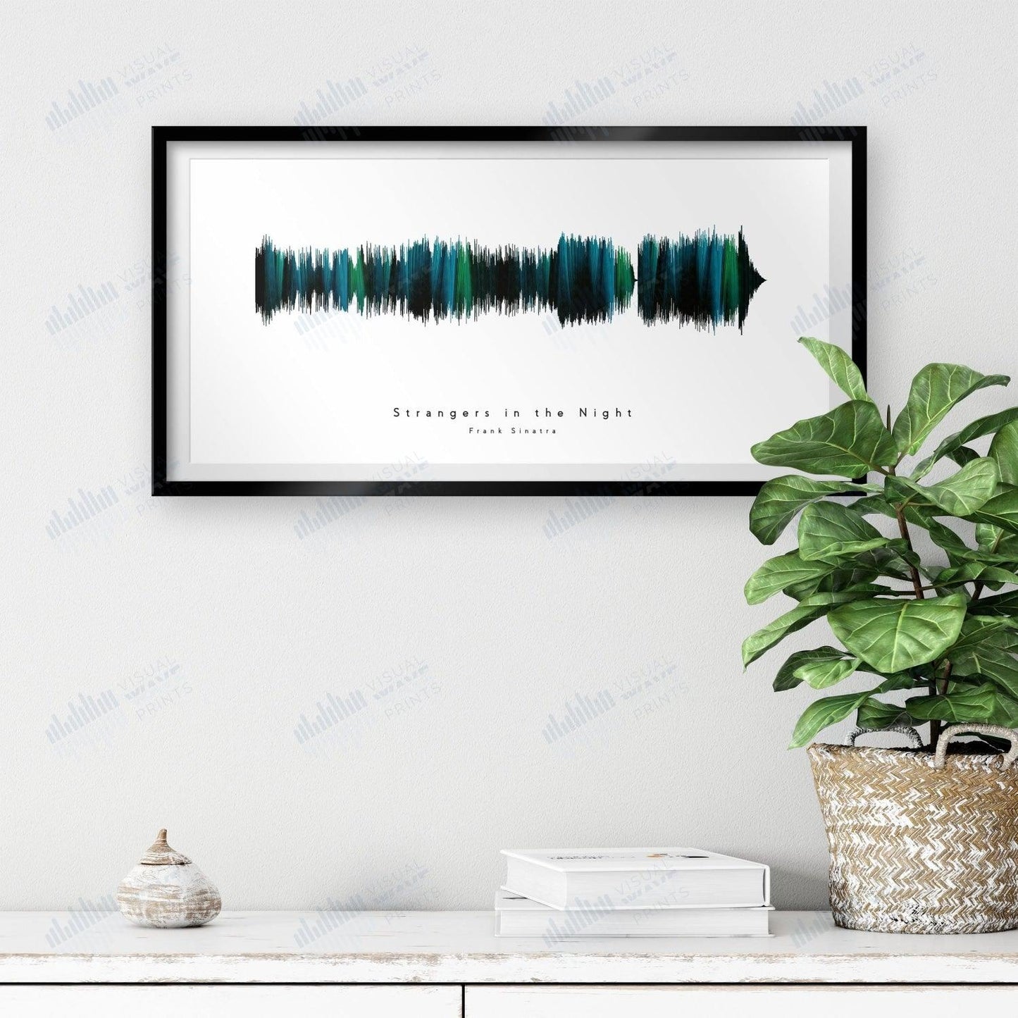 Strangers In the Night by Frank Sinatra - Visual Wave Prints