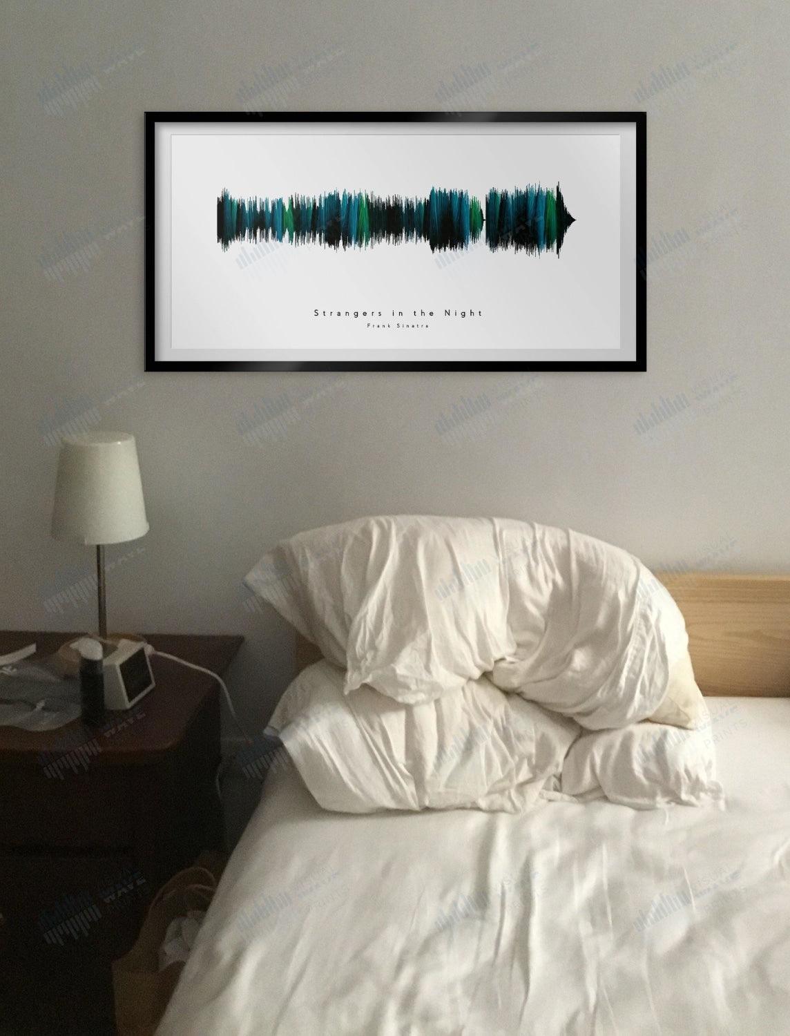 Strangers In the Night by Frank Sinatra - Visual Wave Prints