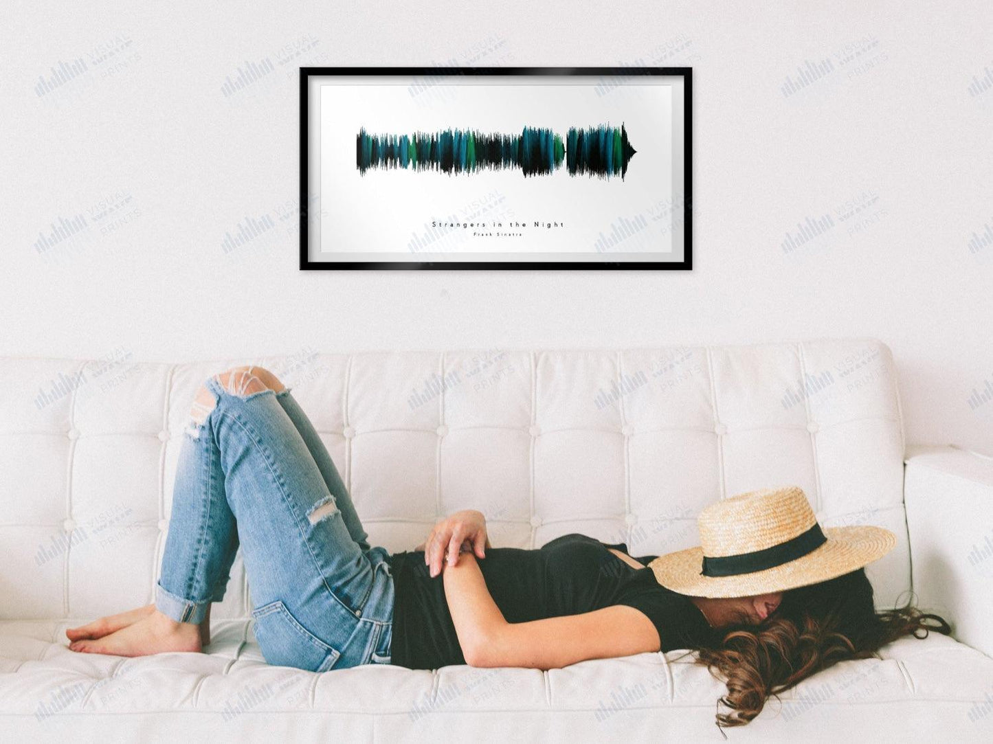Strangers In the Night by Frank Sinatra - Visual Wave Prints