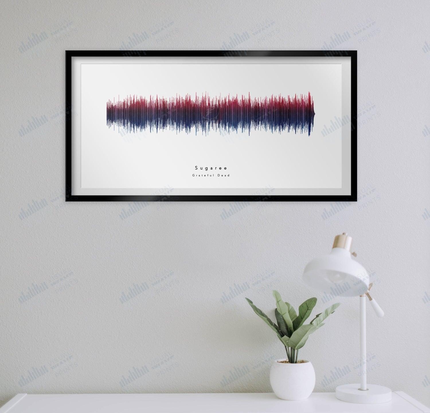 Sugaree by The Grateful Dead - Visual Wave Prints
