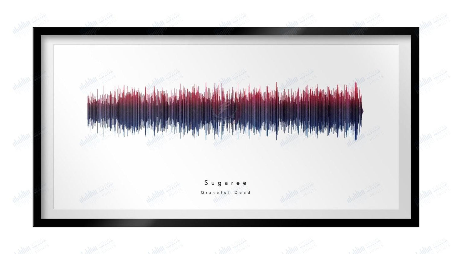 Sugaree by The Grateful Dead - Visual Wave Prints