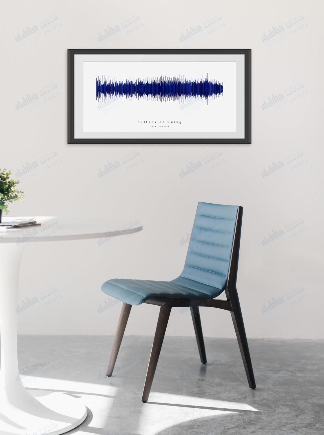 Sultans of Swing by Dire Straits - Visual Wave Prints