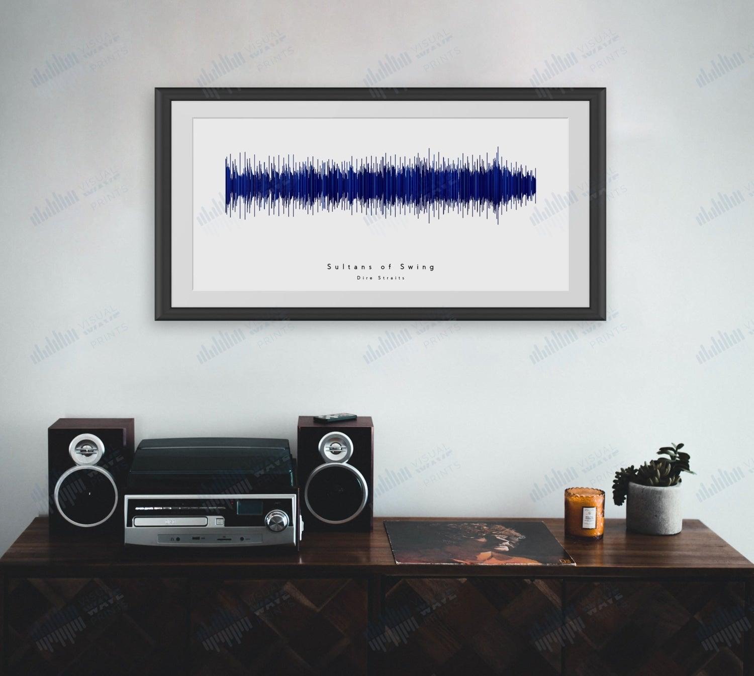 Sultans of Swing by Dire Straits - Visual Wave Prints