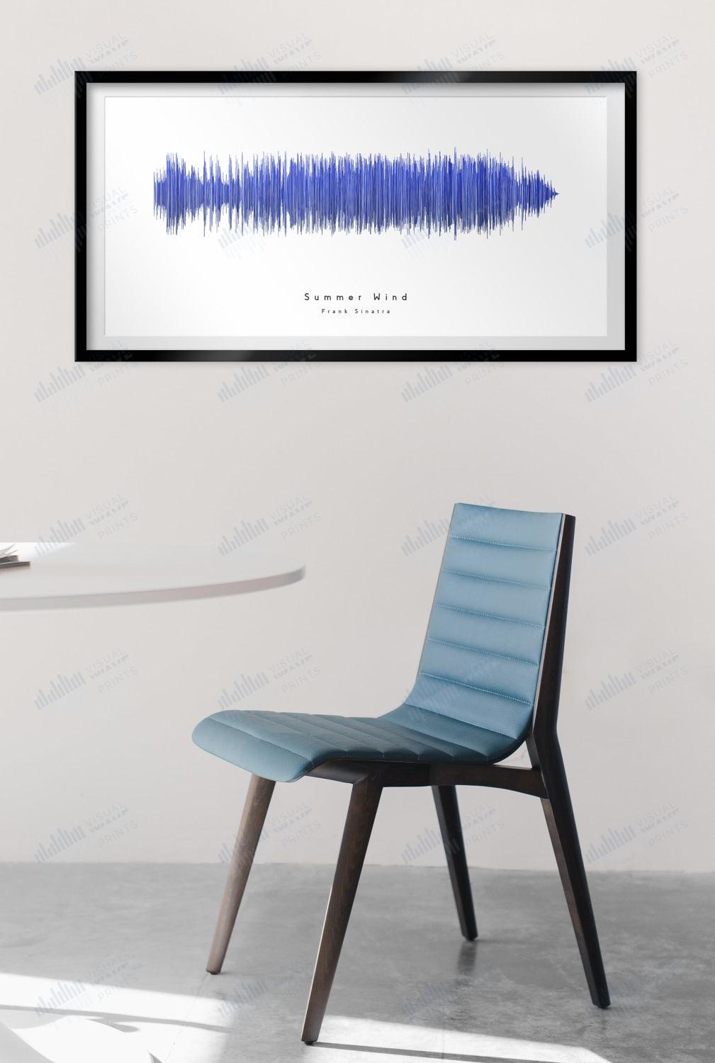 Summer Wind by Frank Sinatra - Visual Wave Prints