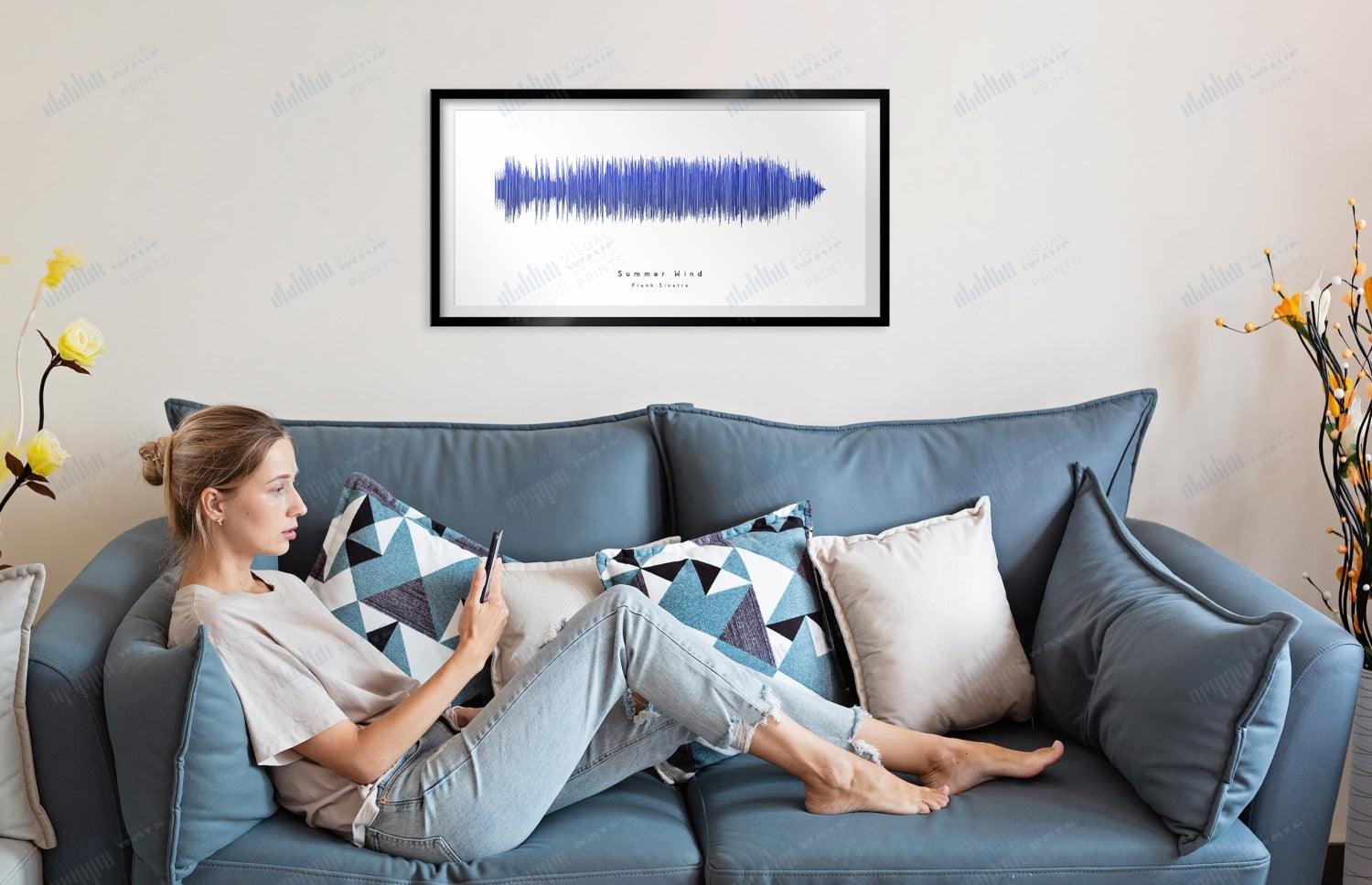 Summer Wind by Frank Sinatra - Visual Wave Prints