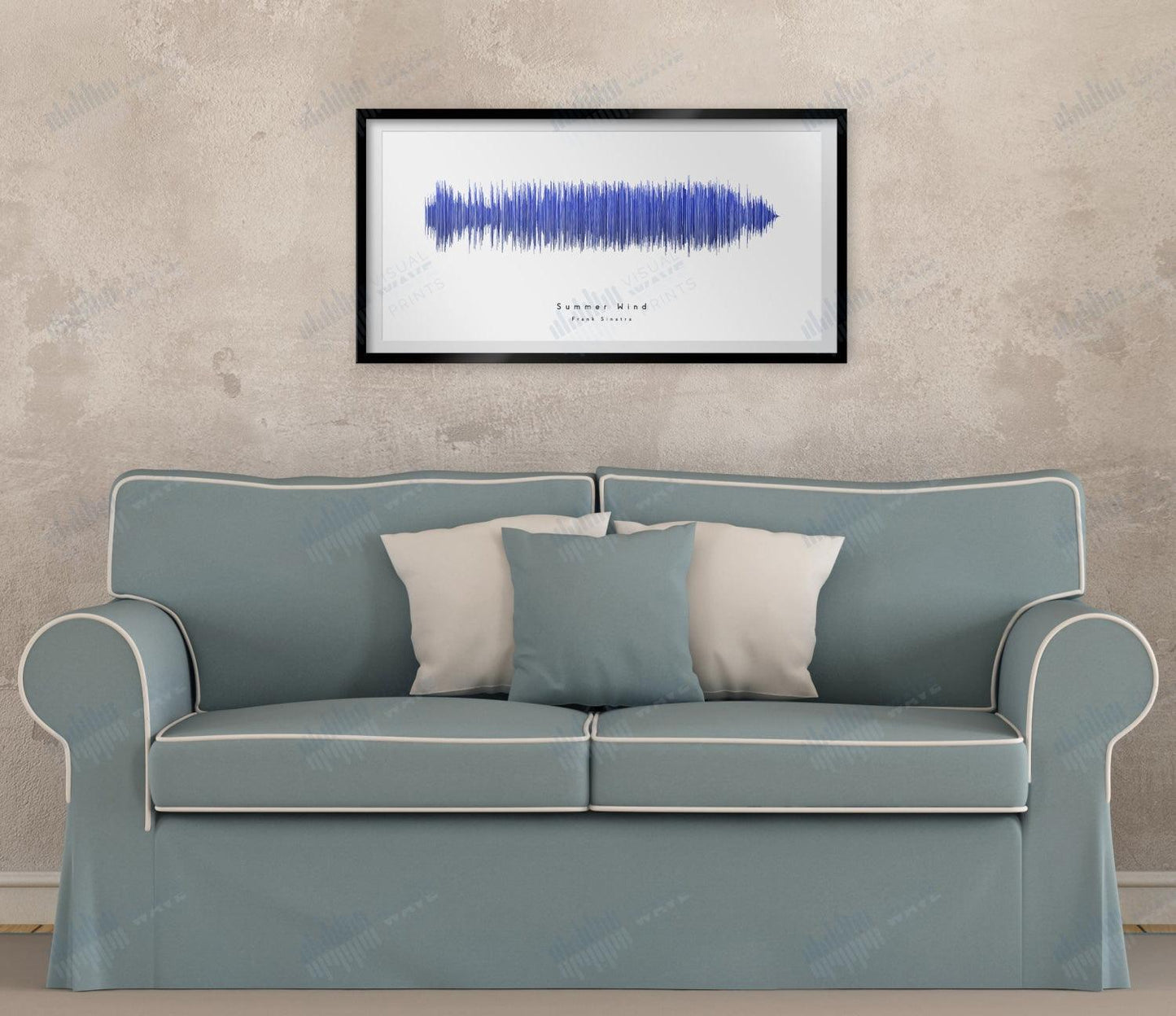 Summer Wind by Frank Sinatra - Visual Wave Prints