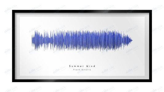 Summer Wind by Frank Sinatra - Visual Wave Prints