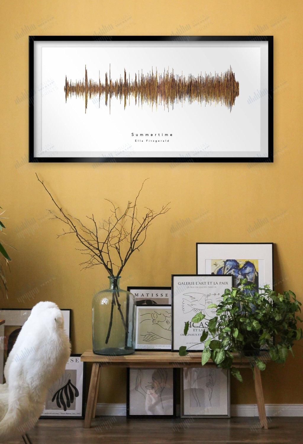 Summertime by Ella Fitzgerald - Visual Wave Prints