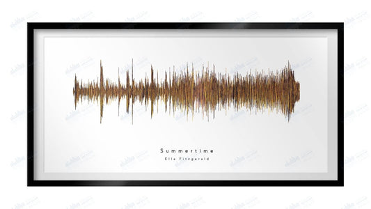 Summertime by Ella Fitzgerald - Visual Wave Prints