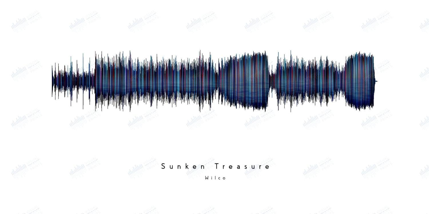 Sunken Treasure by Wilco - Visual Wave Prints