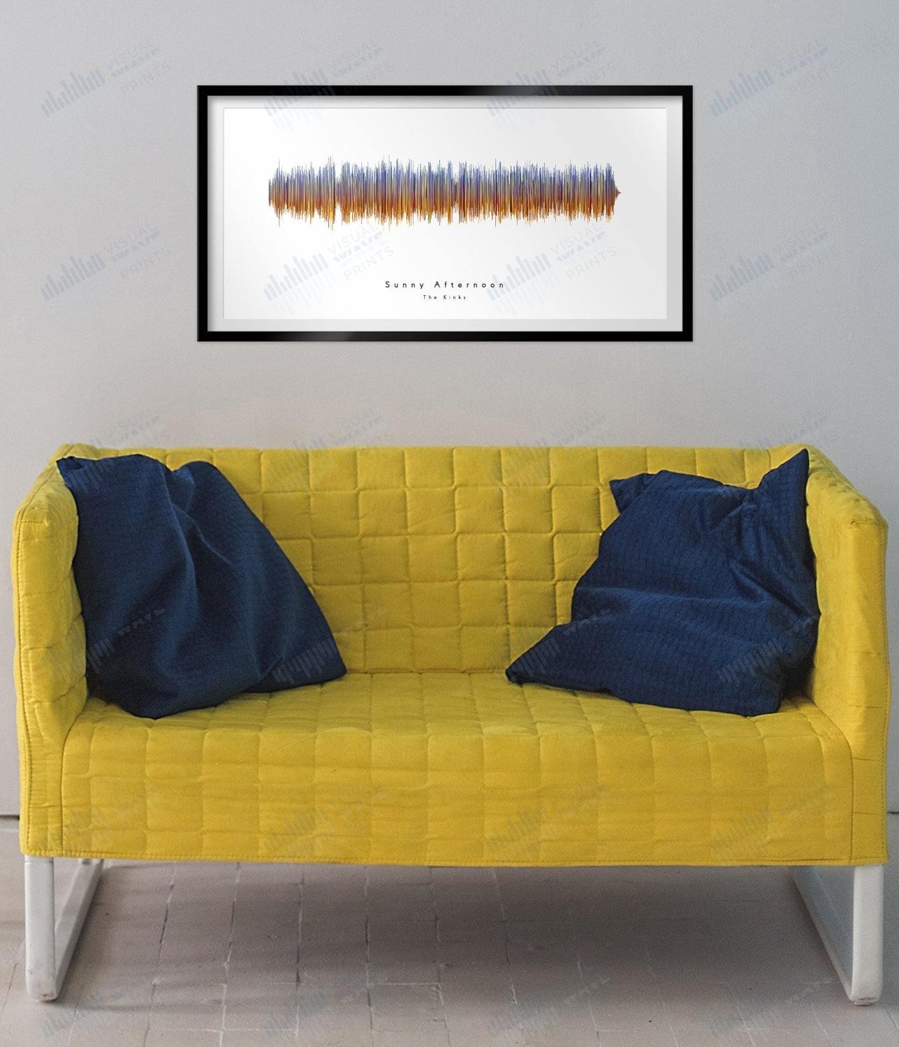 Sunny Afternoon by The Kinks - Visual Wave Prints