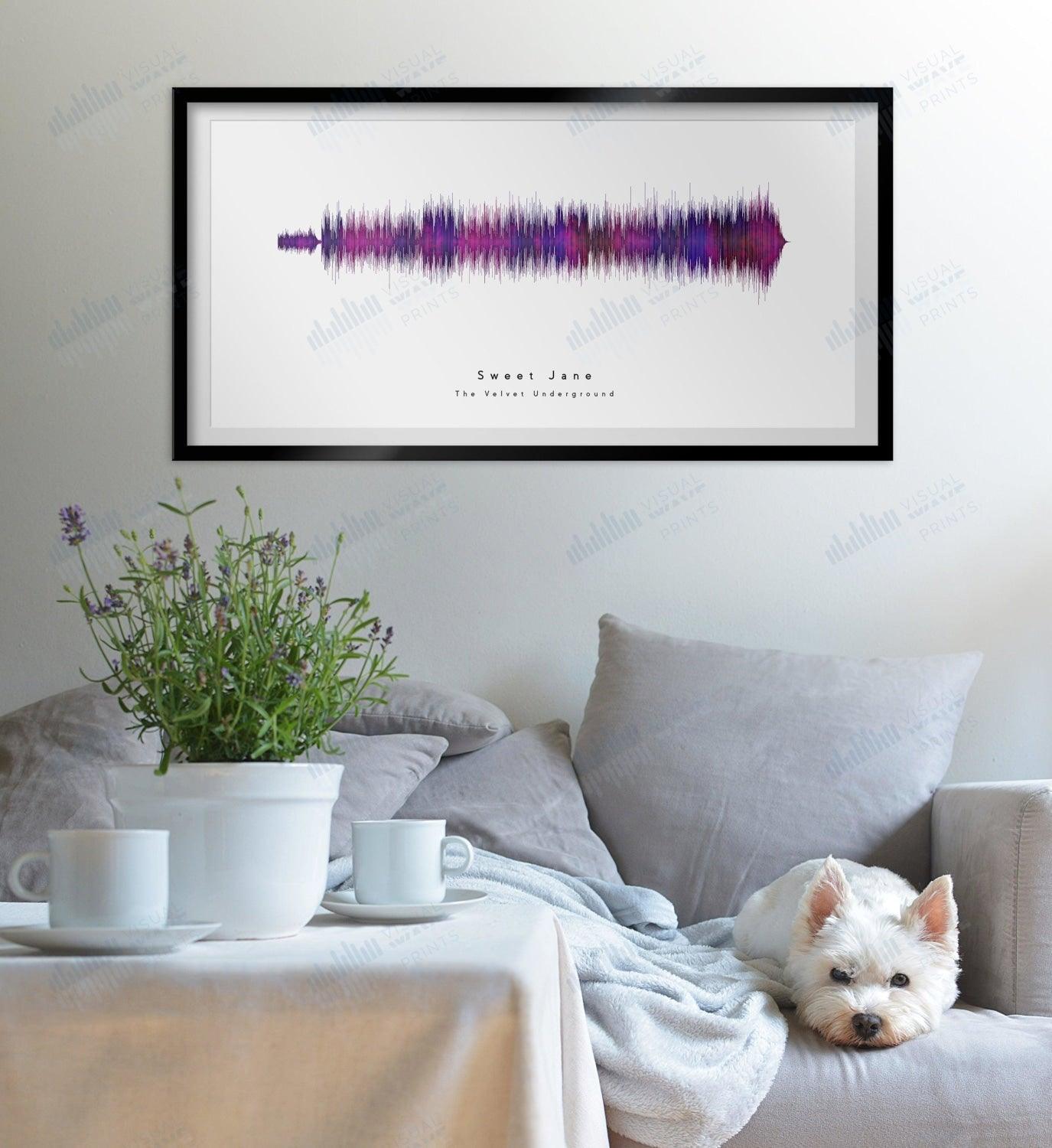 Sweet Jane by The Velvet Underground - Visual Wave Prints