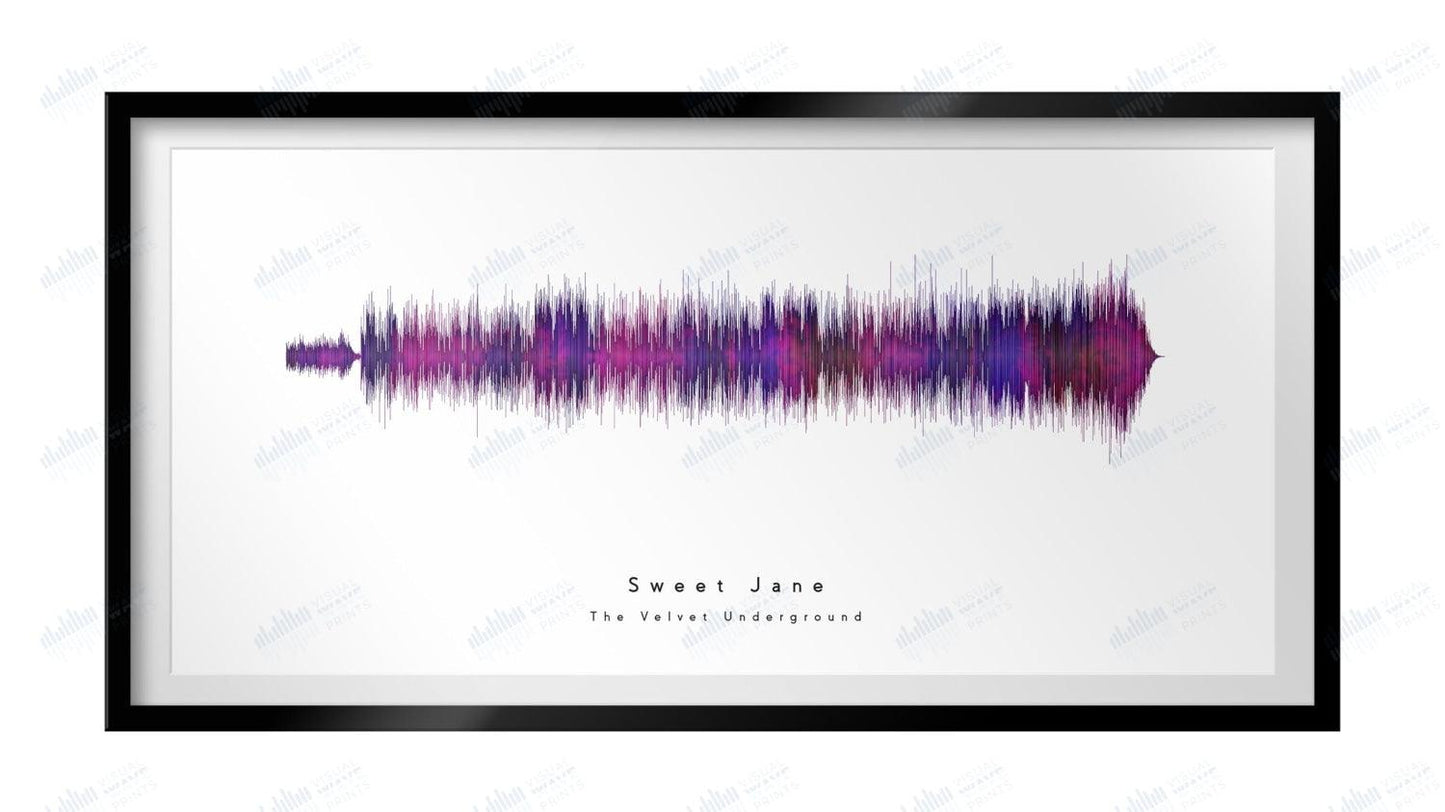 Sweet Jane by The Velvet Underground - Visual Wave Prints