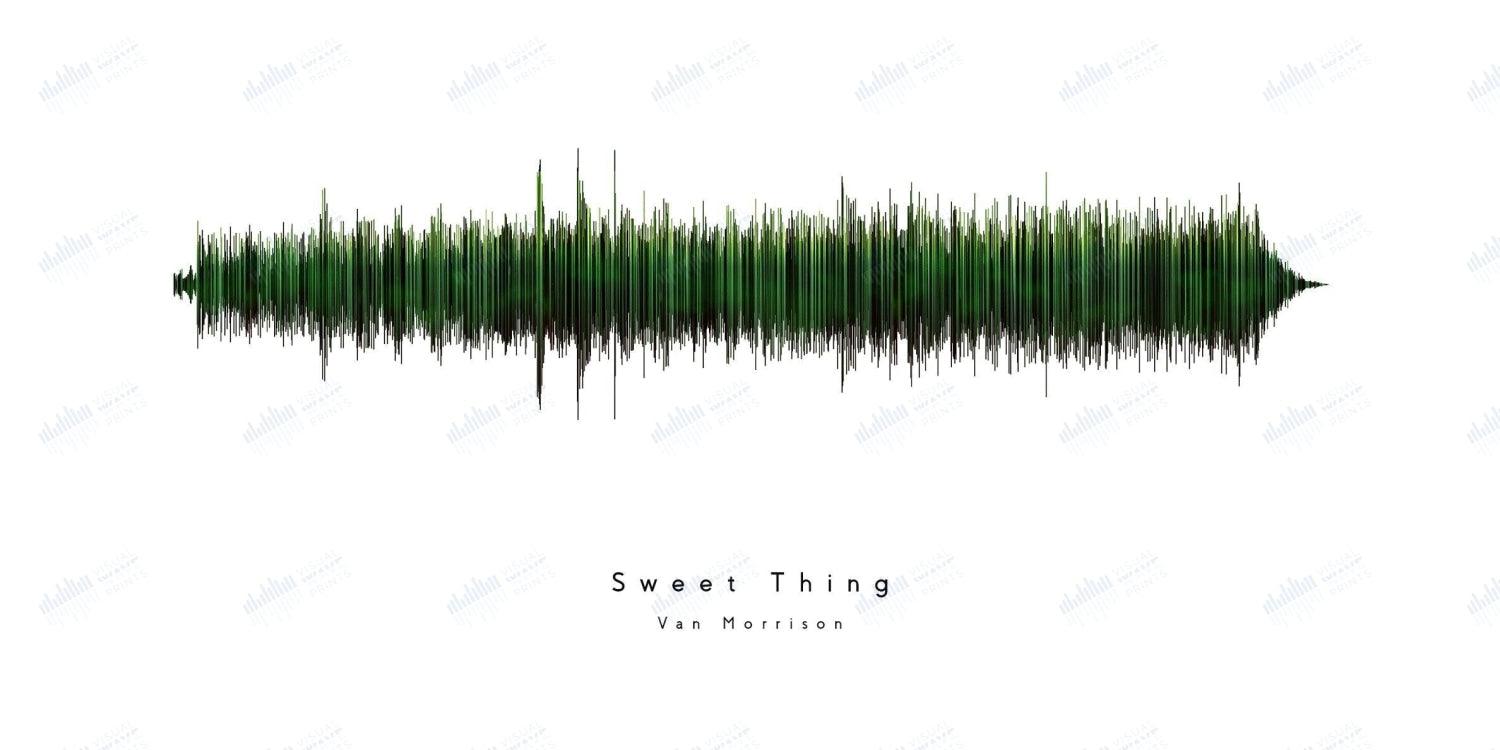 Sweet Thing by Van Morrison - Visual Wave Prints