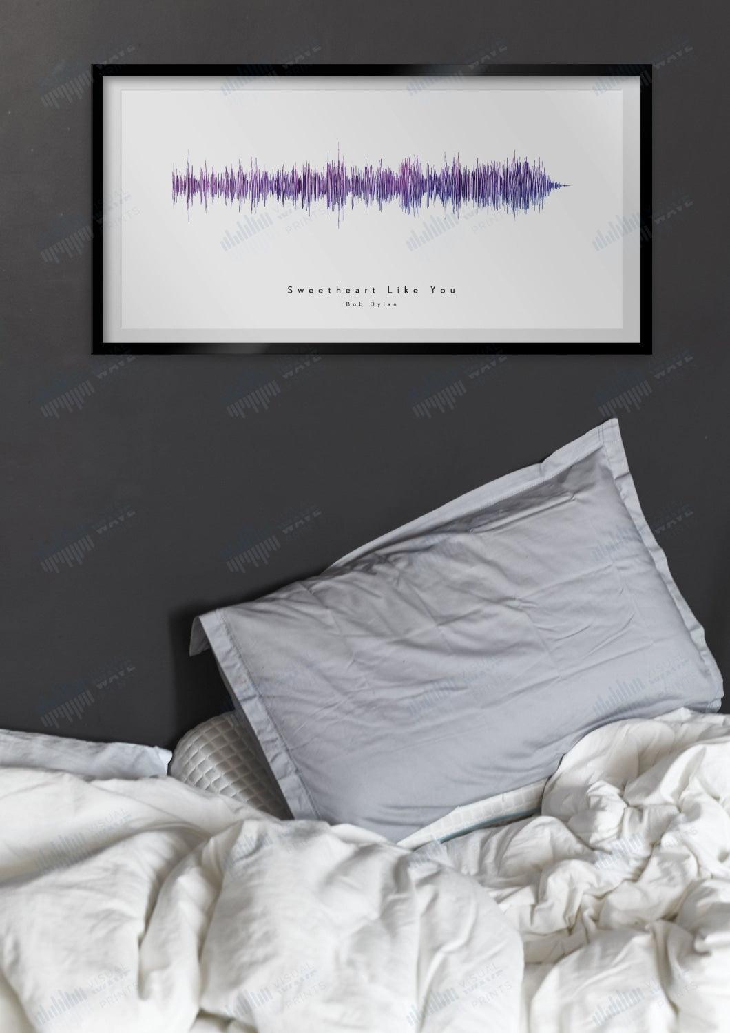 Sweetheart Like You by Bob Dylan - Visual Wave Prints