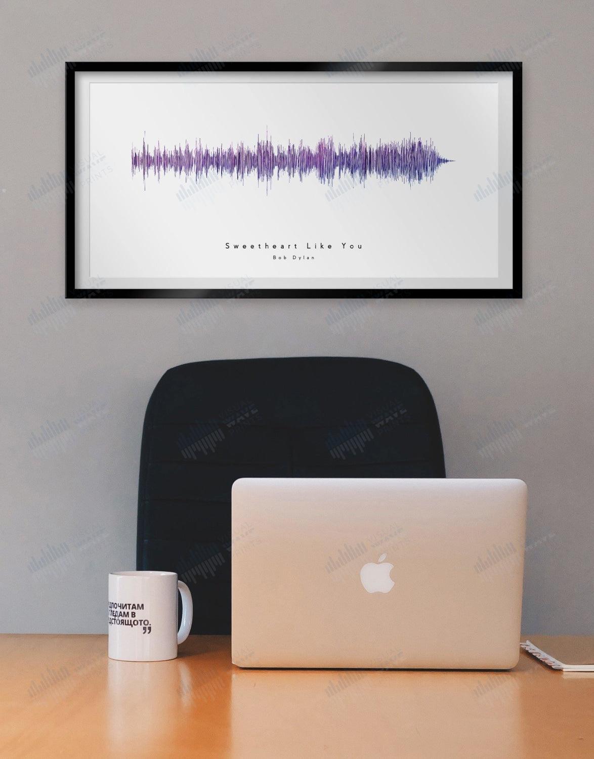 Sweetheart Like You by Bob Dylan - Visual Wave Prints