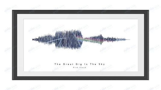 The Great Gig in the Sky by Pink Floyd - Visual Wave Prints