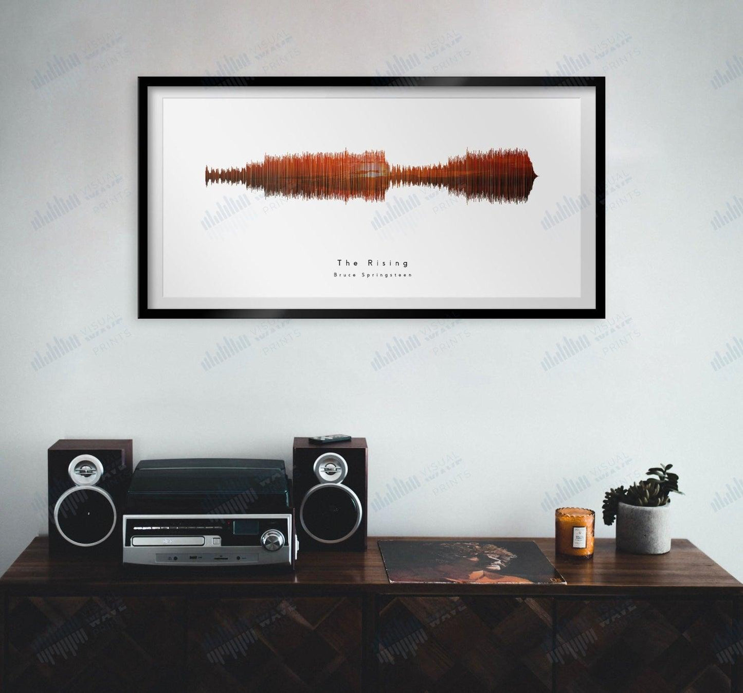 The Rising by Bruce Springsteen - Visual Wave Prints