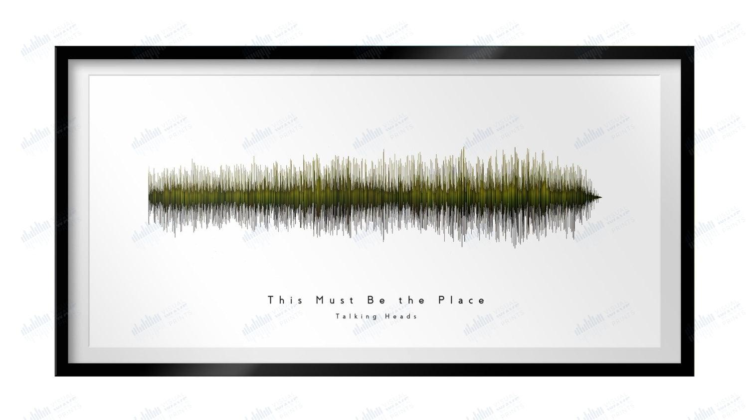 This Must Be the Place by Talking Heads - Visual Wave Prints