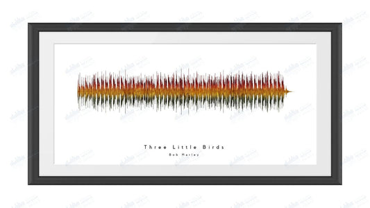 Three Little Birds by Bob Marley - Visual Wave Prints