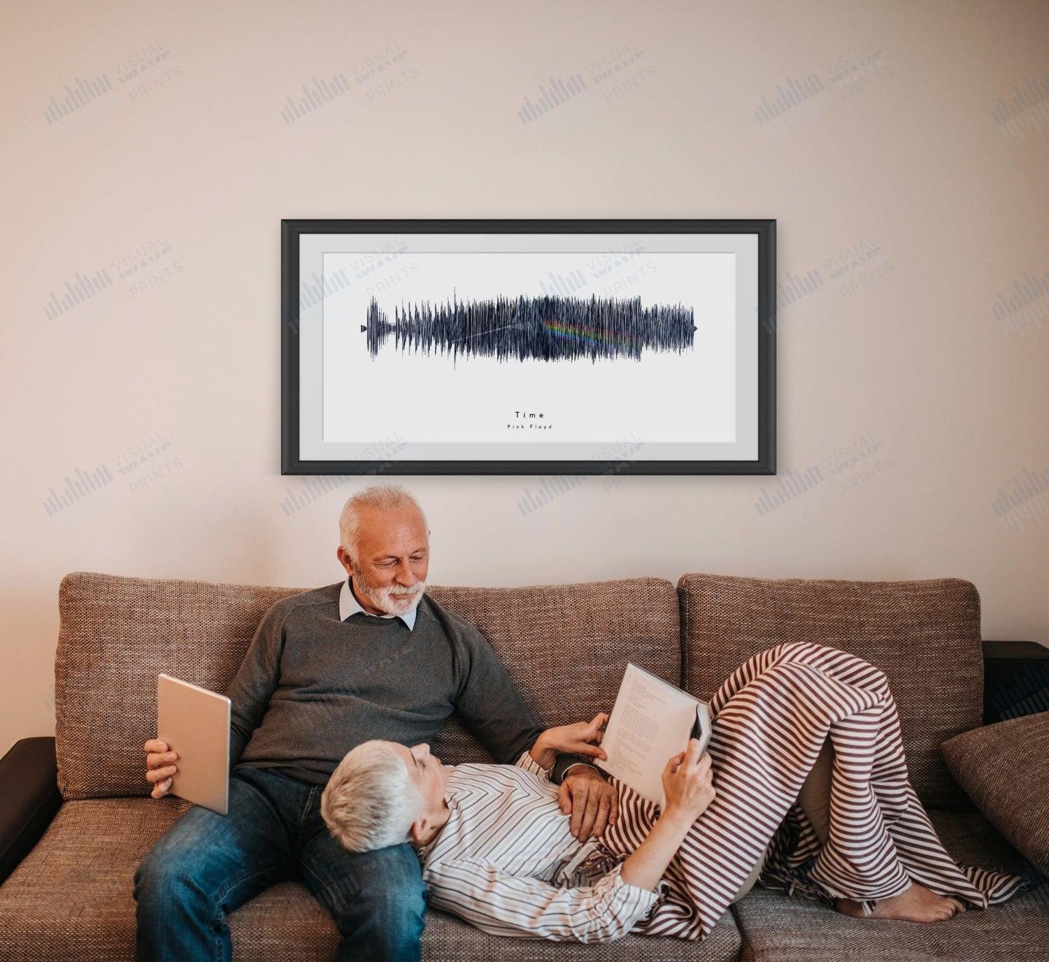 Time by Pink Floyd โ Visual Wave Prints