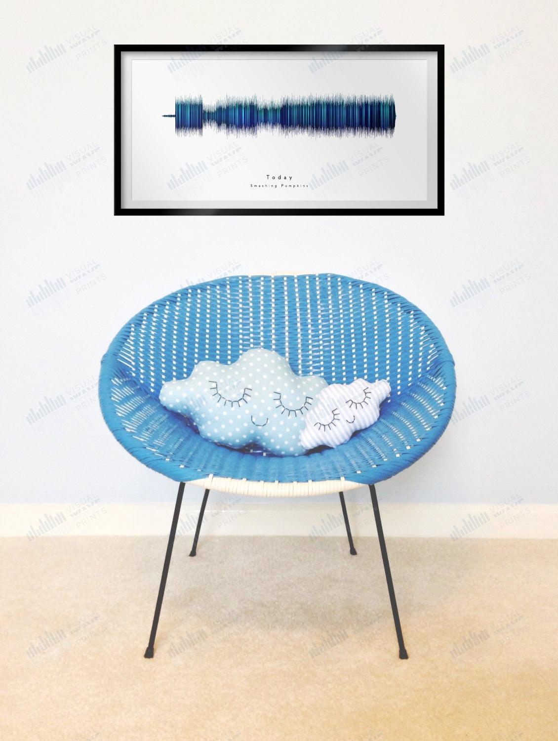 Today by Smashing Pumpkins - Visual Wave Prints