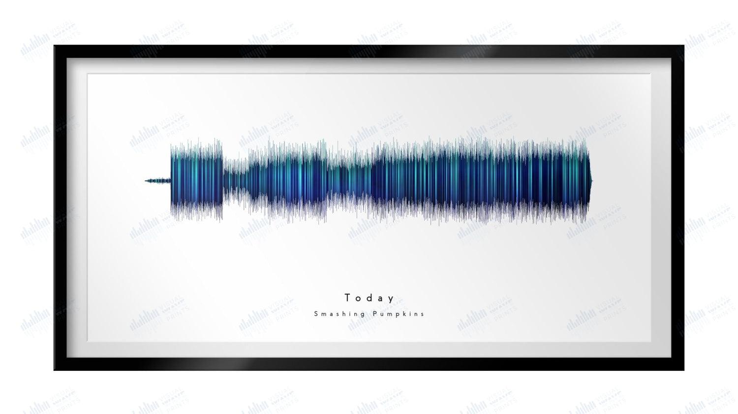 Today by Smashing Pumpkins - Visual Wave Prints