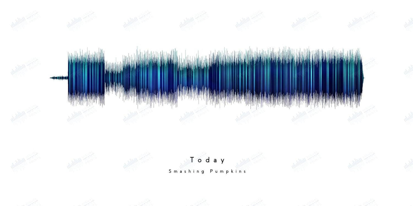 Today by Smashing Pumpkins - Visual Wave Prints