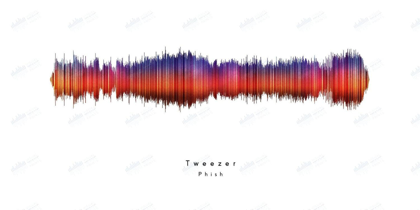 Tweezer by Phish - Visual Wave Prints