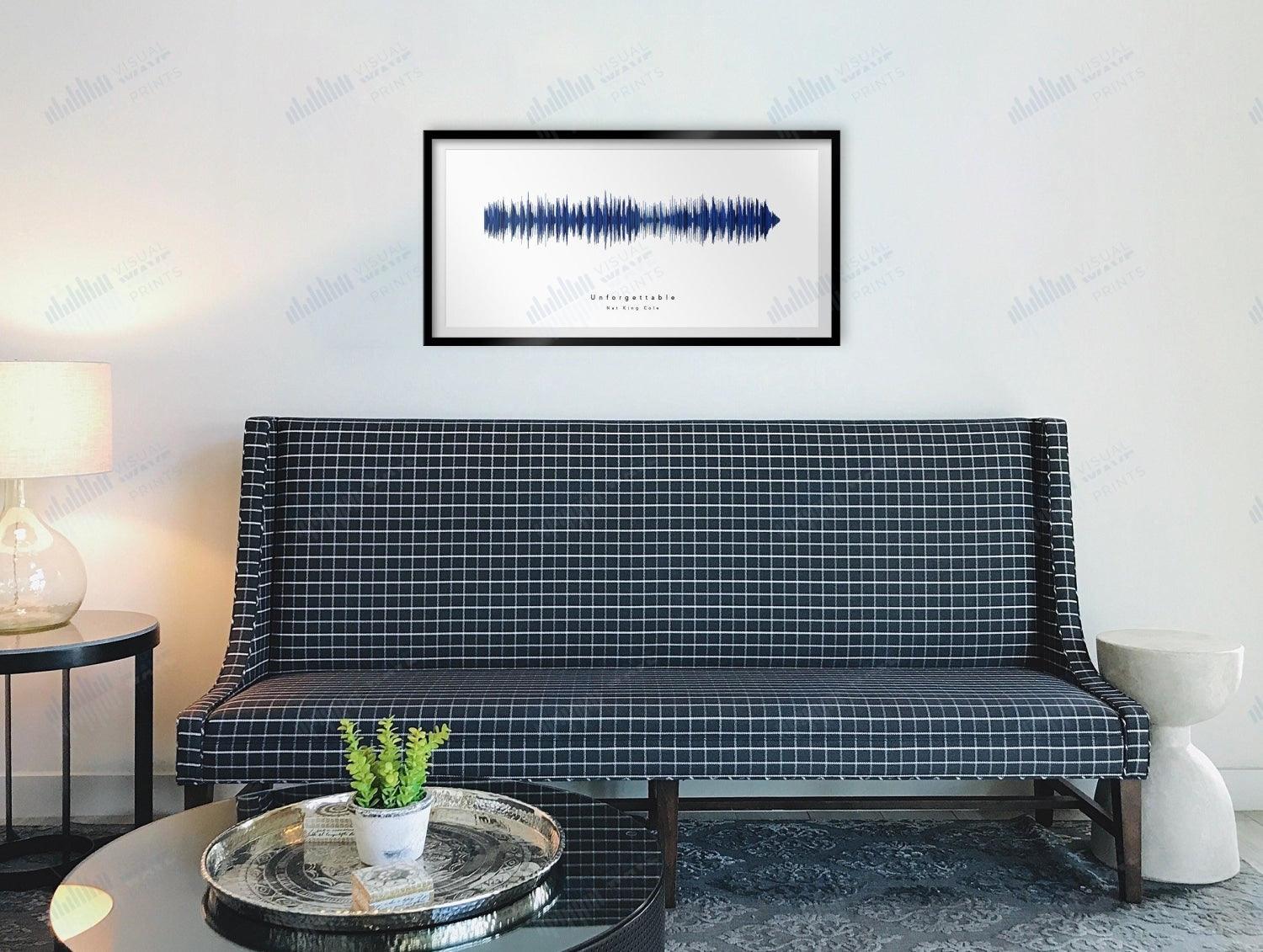 Unforgettable by Nat King Cole - Visual Wave Prints