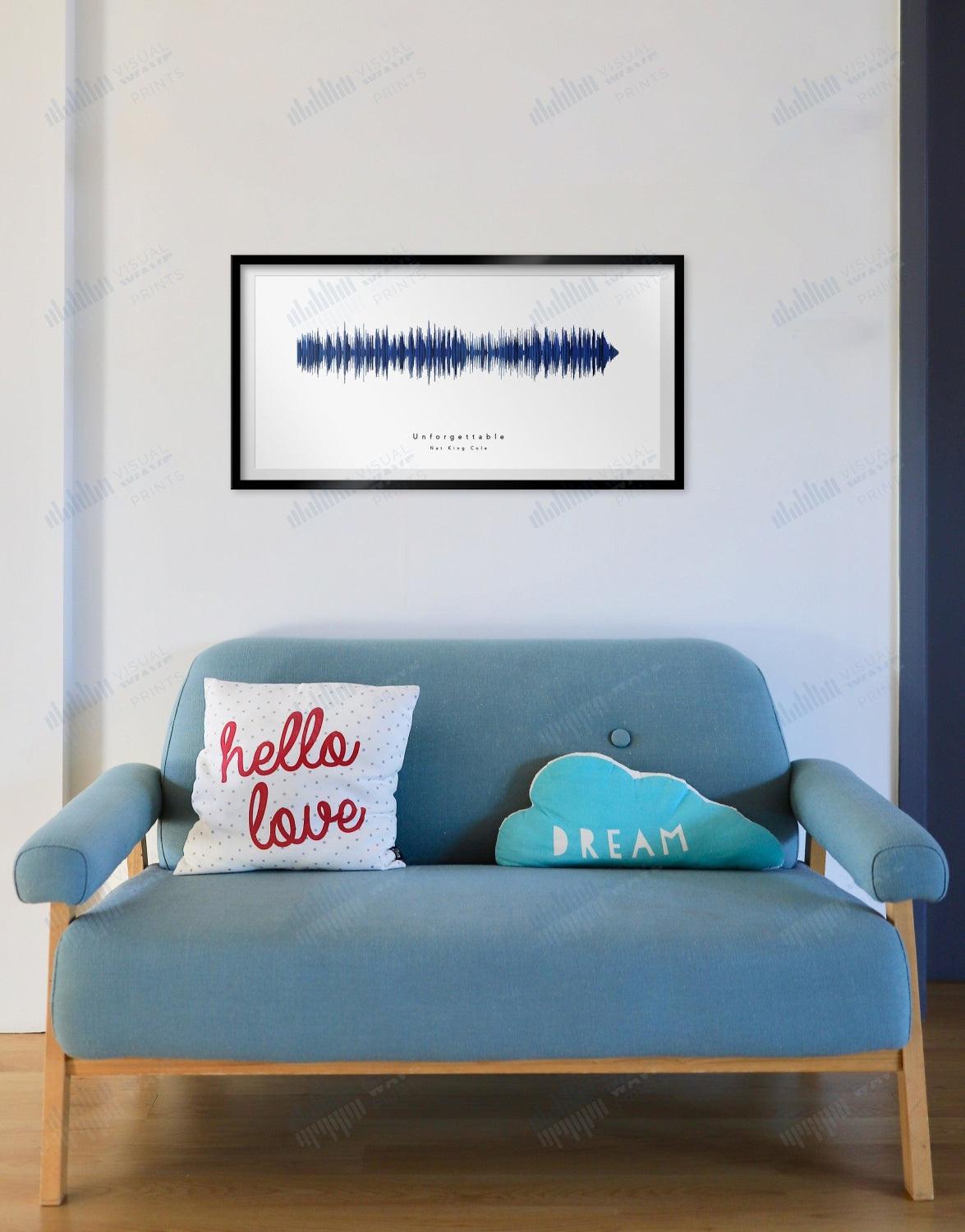 Unforgettable by Nat King Cole - Visual Wave Prints