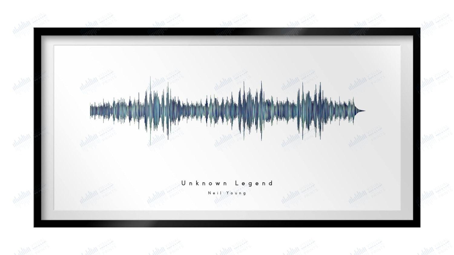 Unknown Legend by Neil Young - Visual Wave Prints