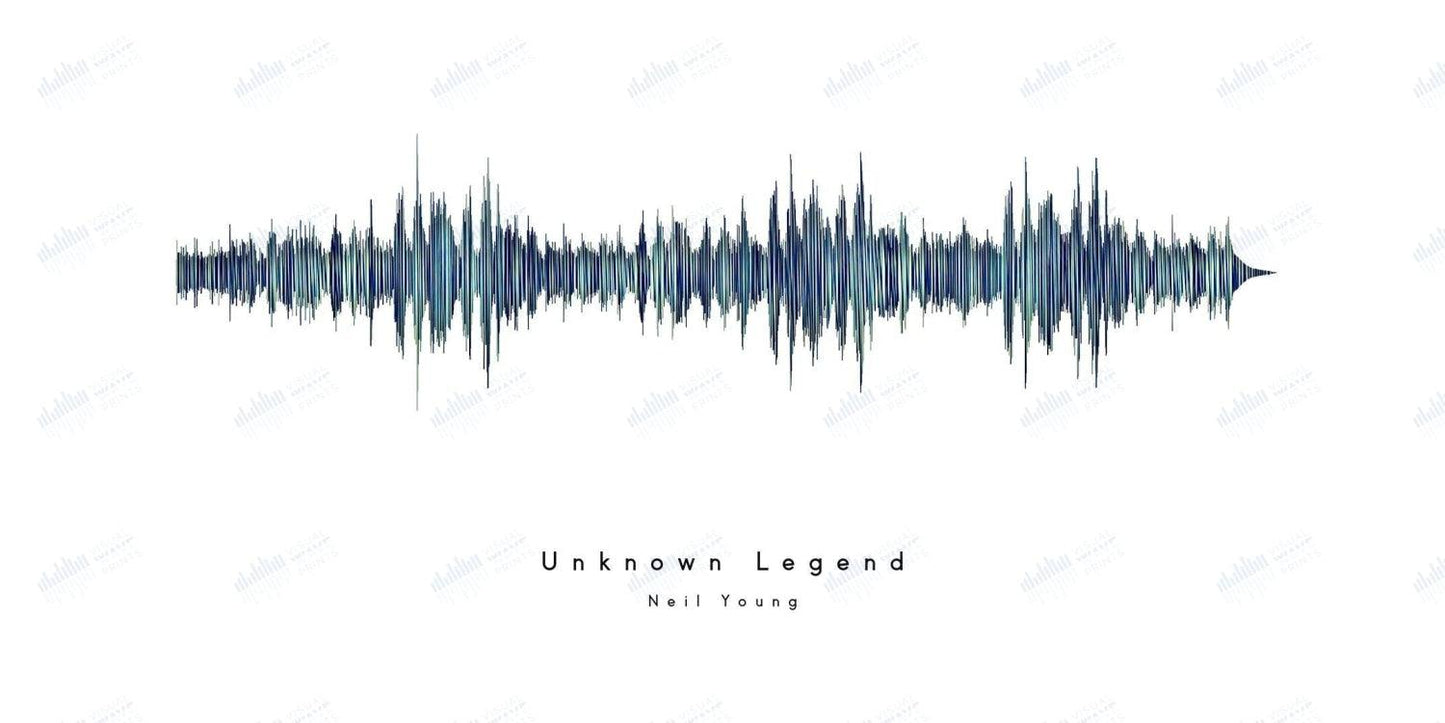 Unknown Legend by Neil Young - Visual Wave Prints