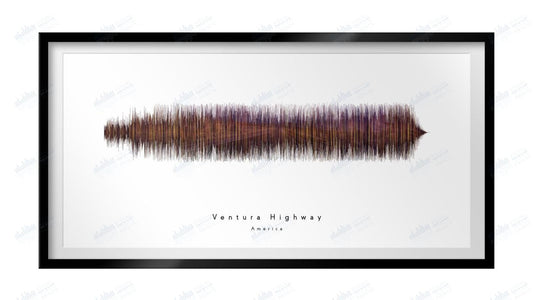 Ventura Highway by America - Visual Wave Prints