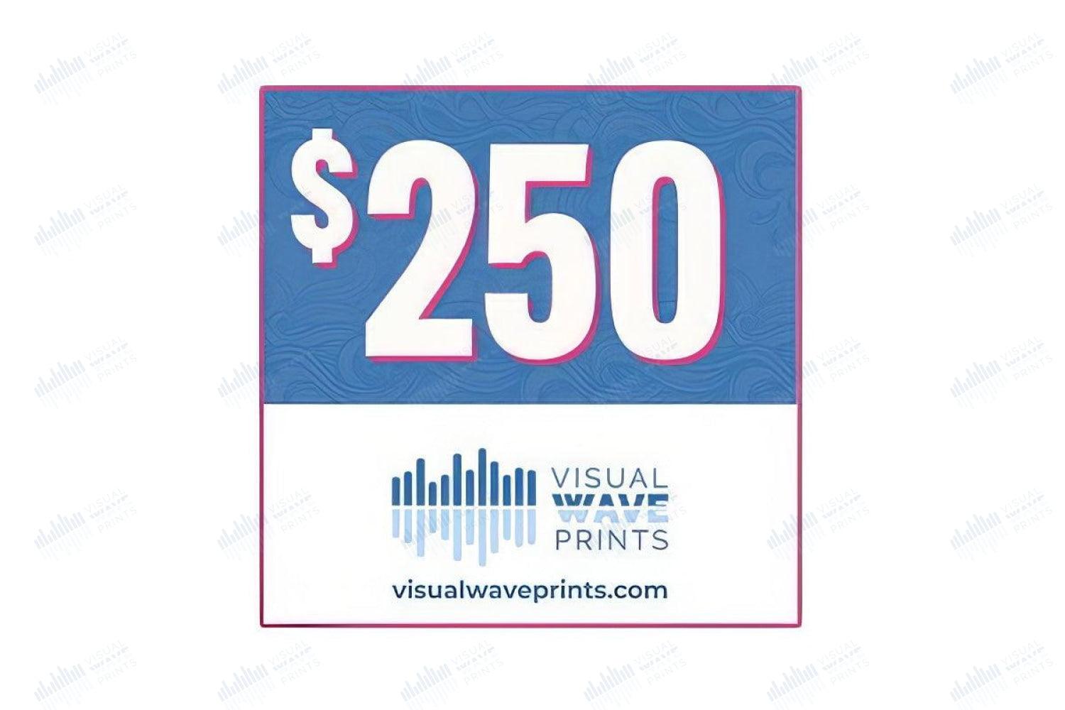 Visual Wave Prints Gift Cards - Visual Wave Prints