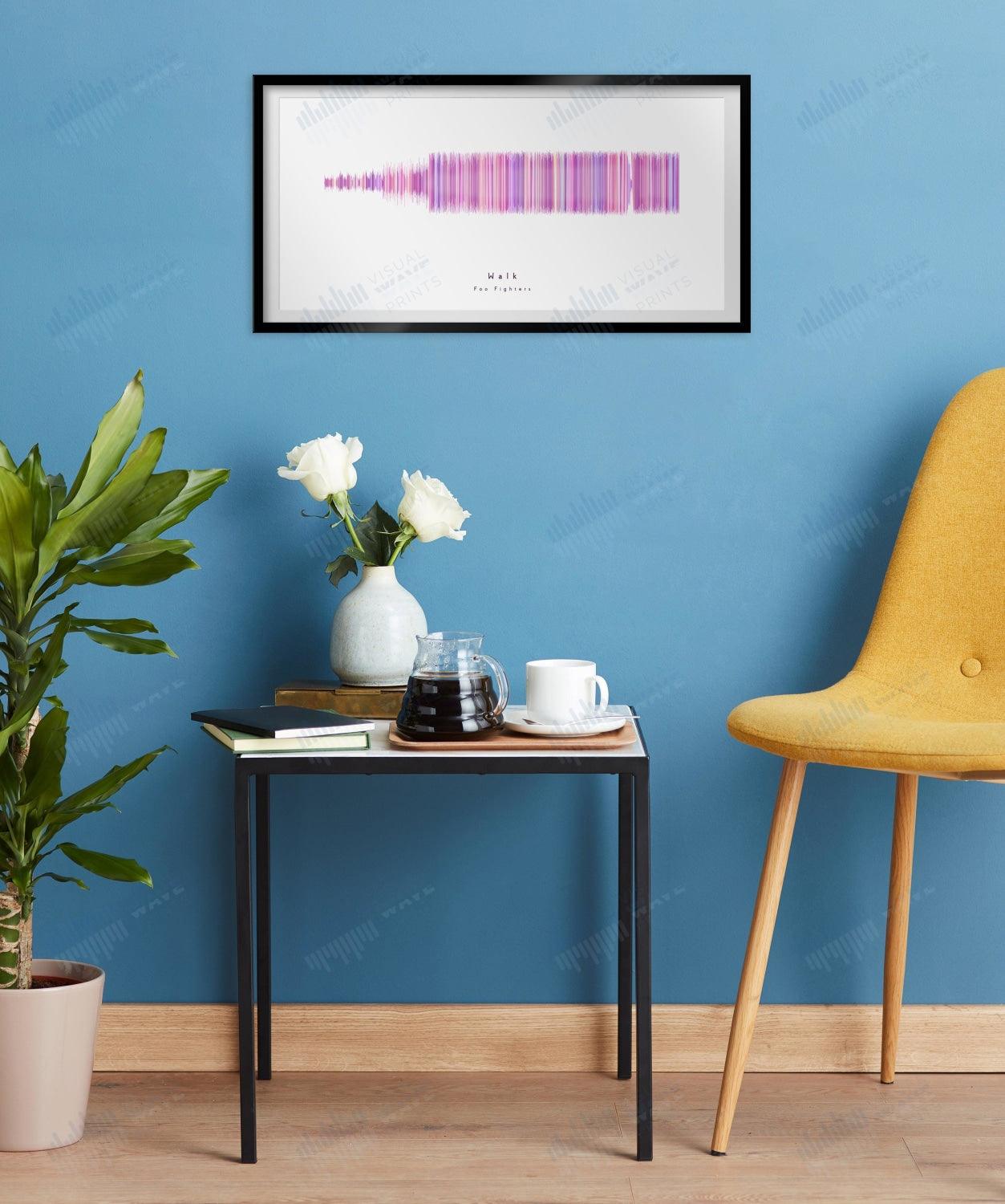 Walk by Foo Fighters - Visual Wave Prints