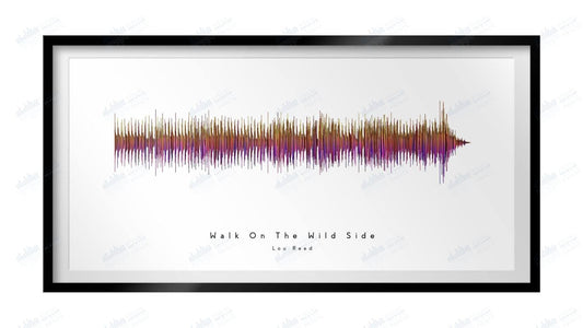 Walk on the Wild Side by Lou Reed - Visual Wave Prints