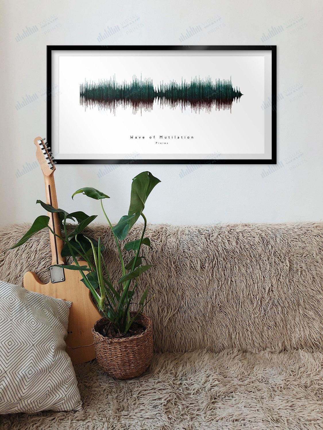 Wave of Mutilation by Pixies - Visual Wave Prints