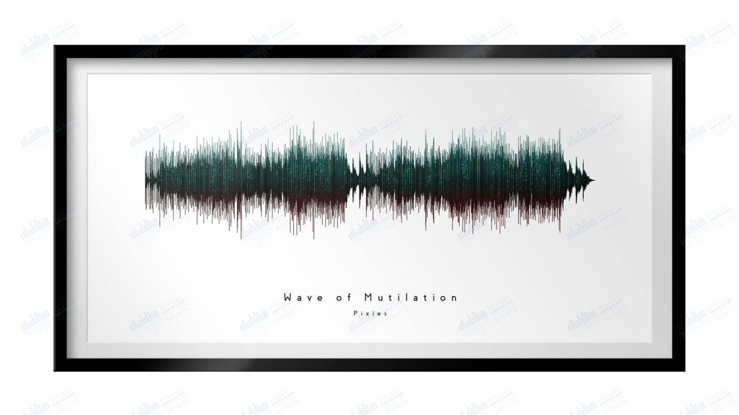 Wave of Mutilation by Pixies - Visual Wave Prints