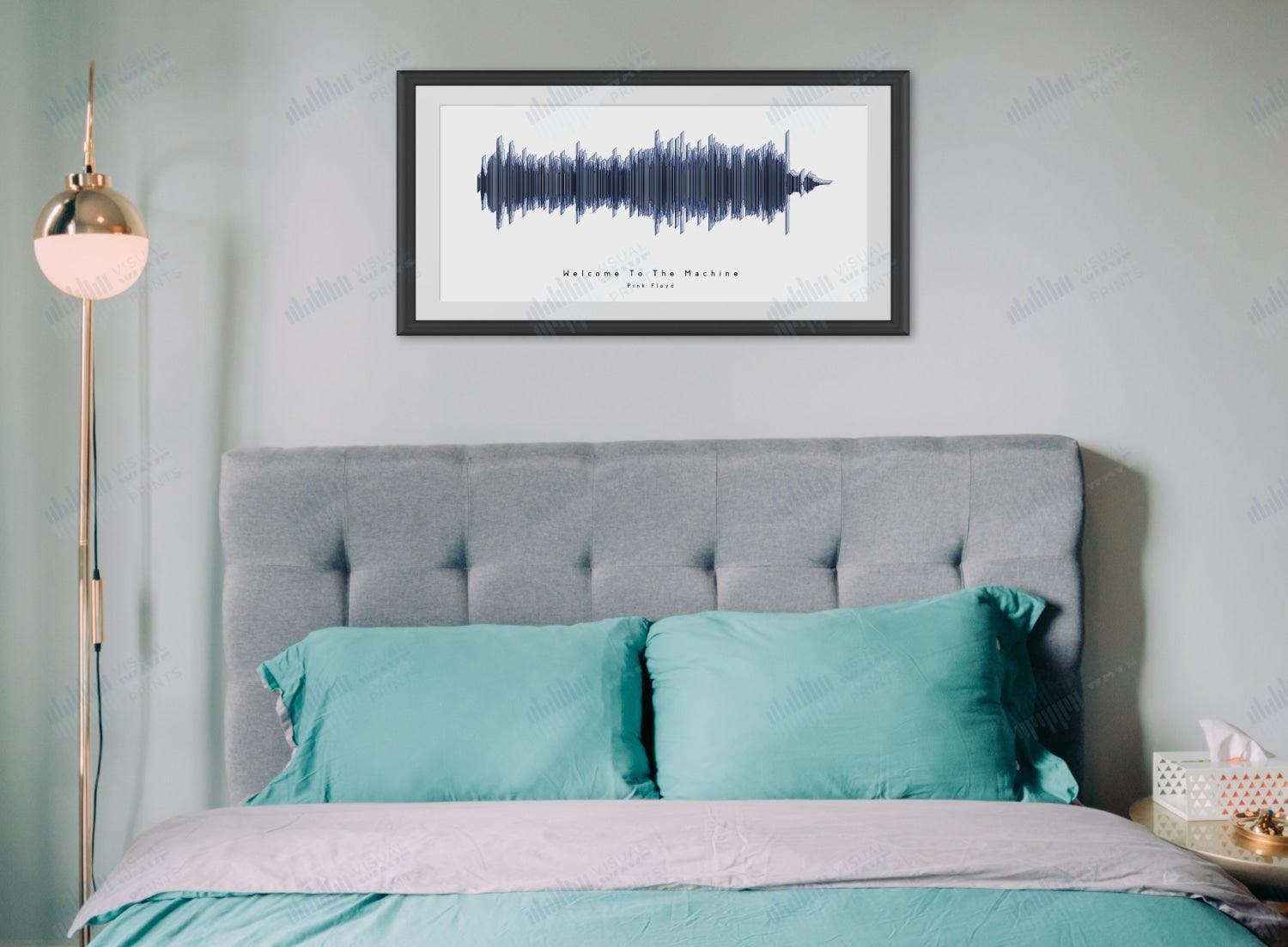 Welcome to the Machine by Pink Floyd - Visual Wave Prints