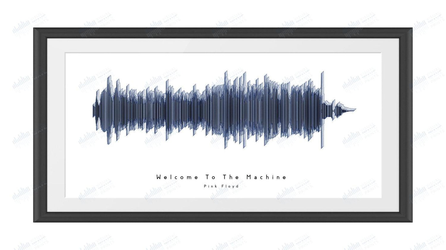 Welcome to the Machine by Pink Floyd - Visual Wave Prints