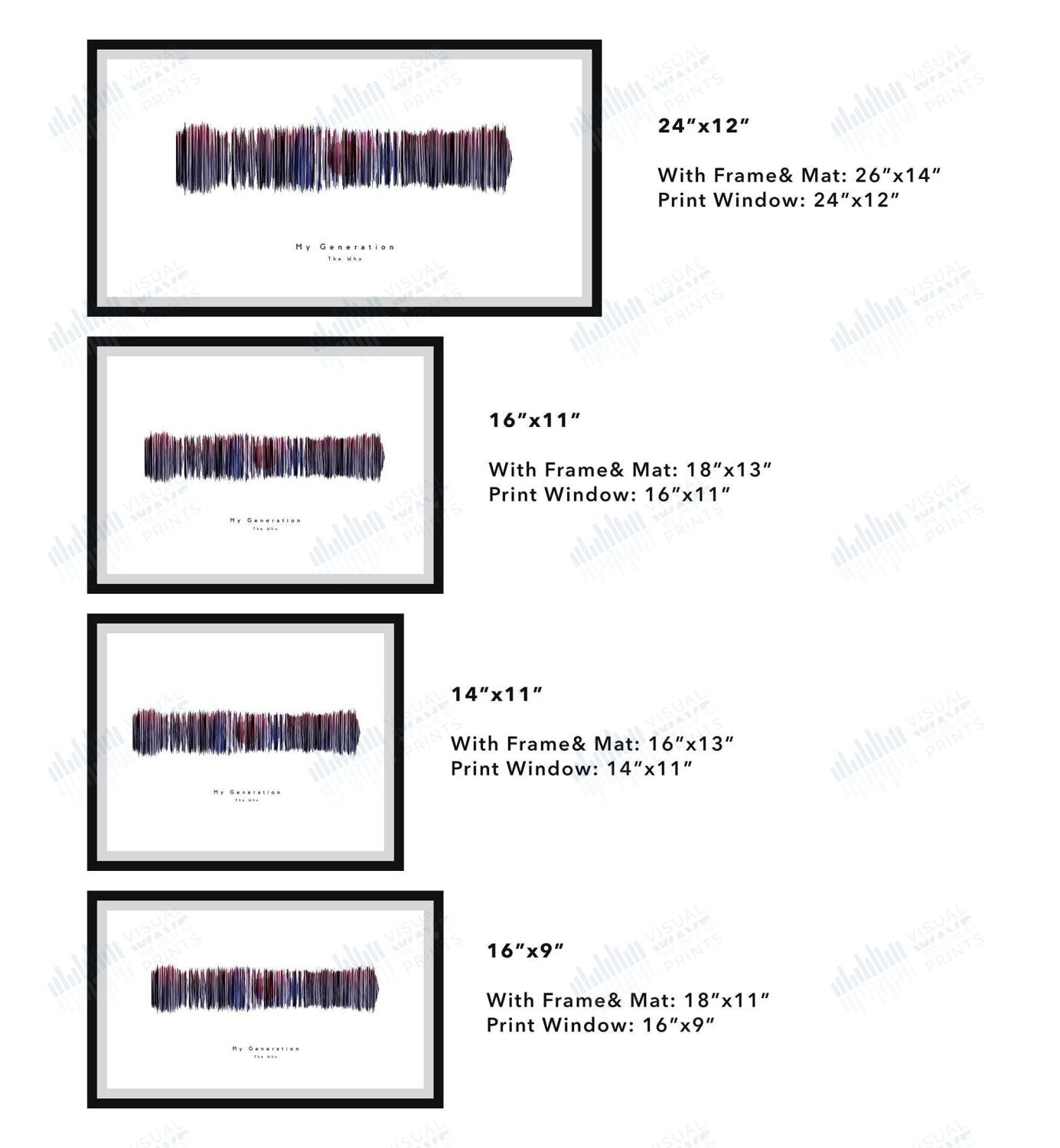 What's Going On by Marvin Gaye - Visual Wave Prints